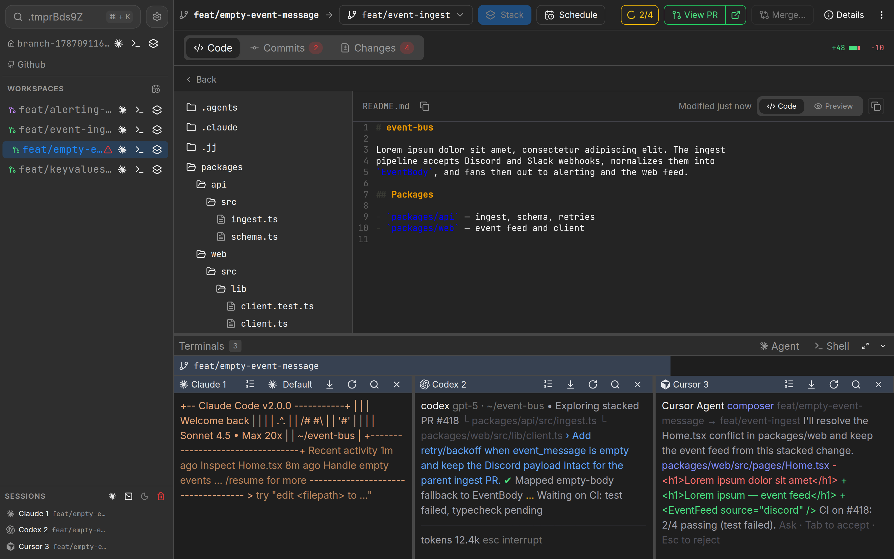 Treq code overview screenshot